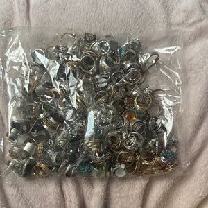 Mixed Silver and Gold Tone Rings